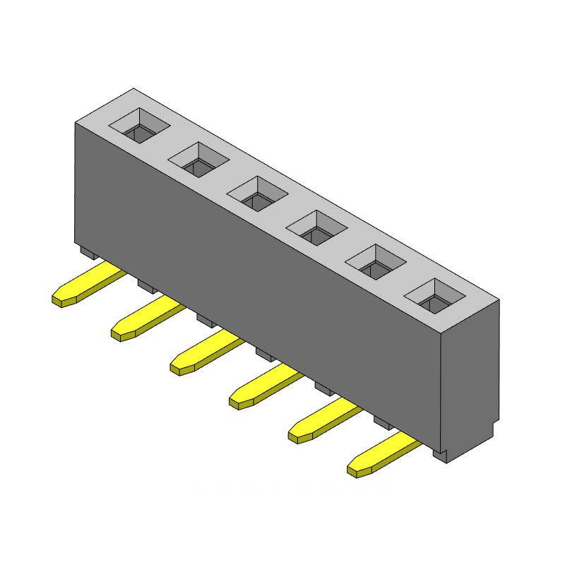 P/H2.54 Female Header HB106