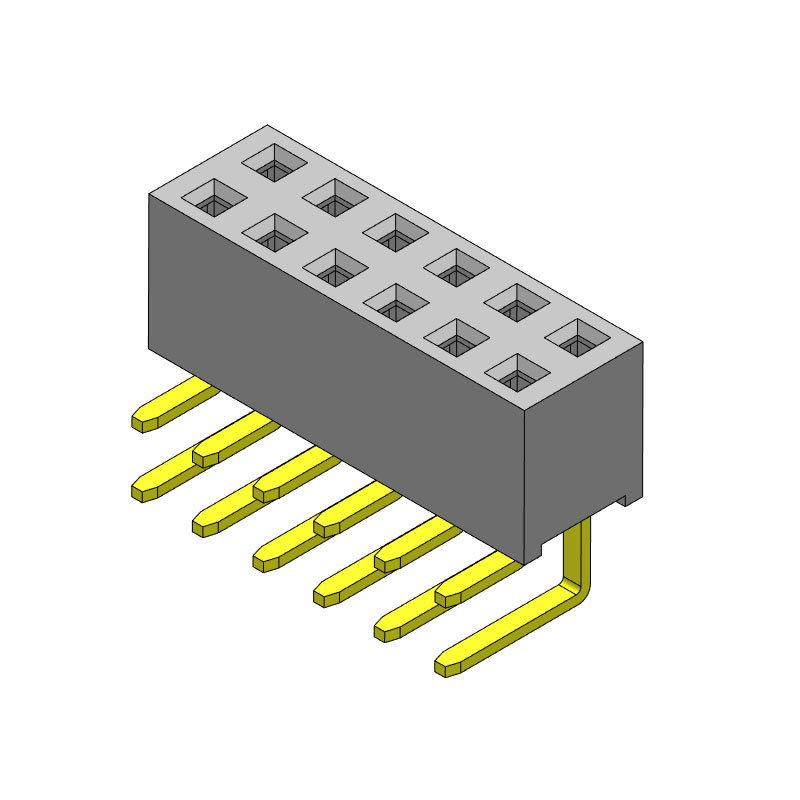 P/H2.54 Female Header HB205