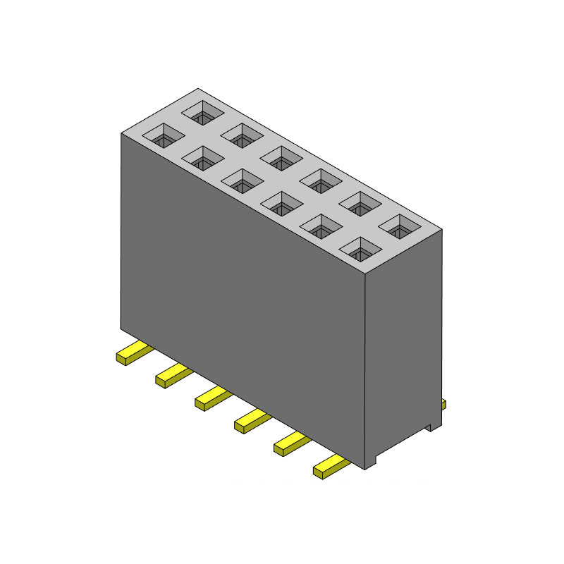 P/H2.54 Female Header HC203