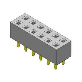 P/H2.54 Female Header HA206