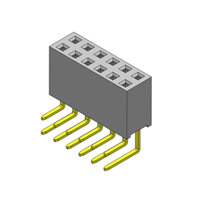 P/H2.54 Female Header HB201